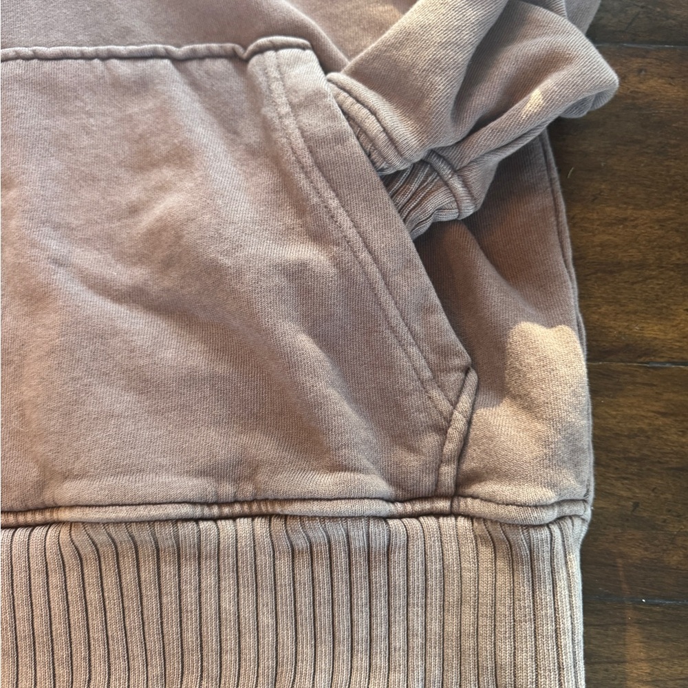 Aerie Brown Hoodie Sweater- Size XS - Picture 2 of 10